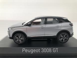 Miniature voiture auto 1/43 Norev Peugeot 3008 Gt 2021 diecast Modélisme  Static